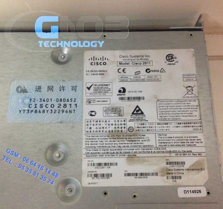 Routeur CISCO Model 2811