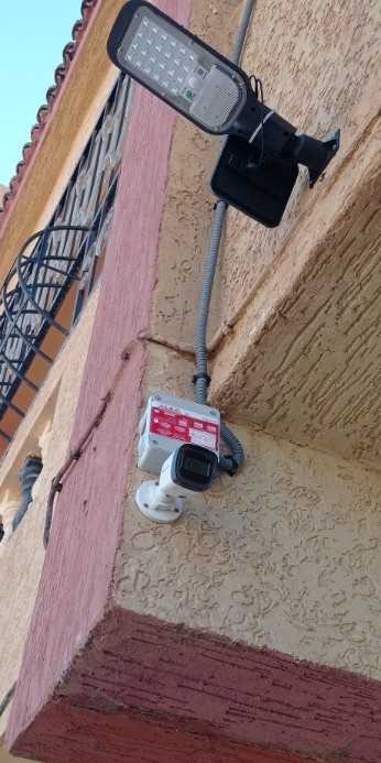 Installation de caméra de surveillance