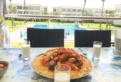 VUE PISCINE 100m2 OLA BLANCA SIDI RAHHAL