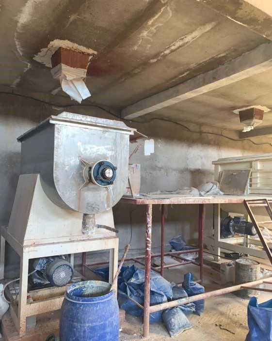 Des machines malaxeurs