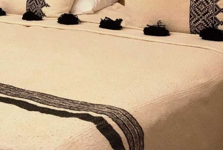 Coussins et couverture traditionnel