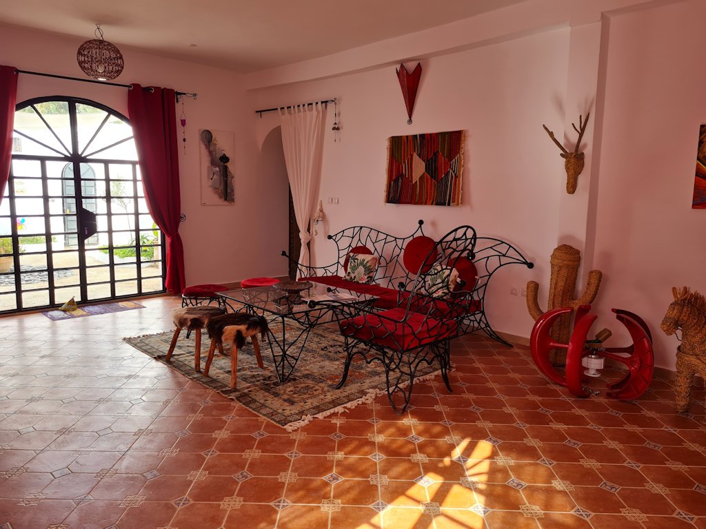 Villa berbère, chic, idéale famille, piscine, hammam