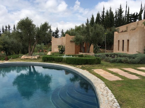 Riad luxueux dans grand domaine arboré et fleuri