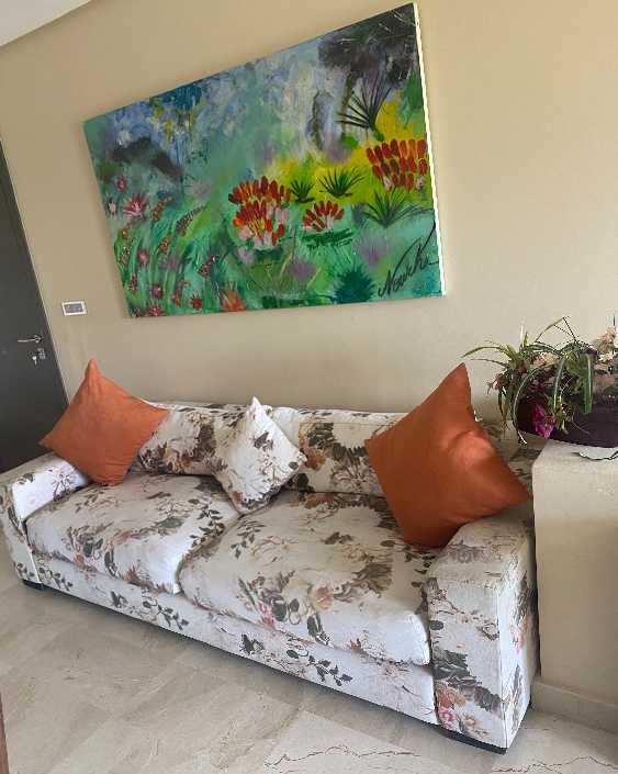 Jolie canapés-lits er tableau décoratif