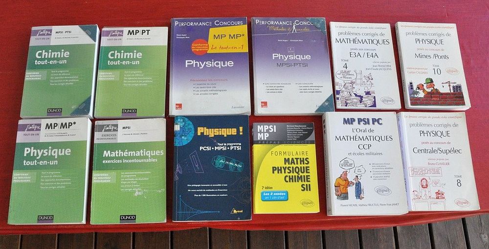 Livres de classes préparatoires MPSI/PCSI /MP /PSI